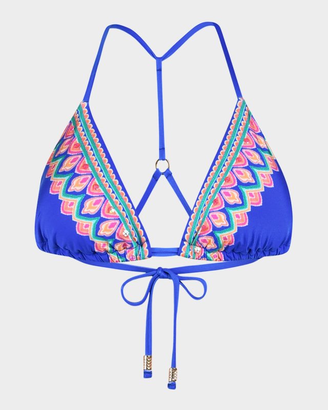 Jewel Triangle Slider Bikini Top